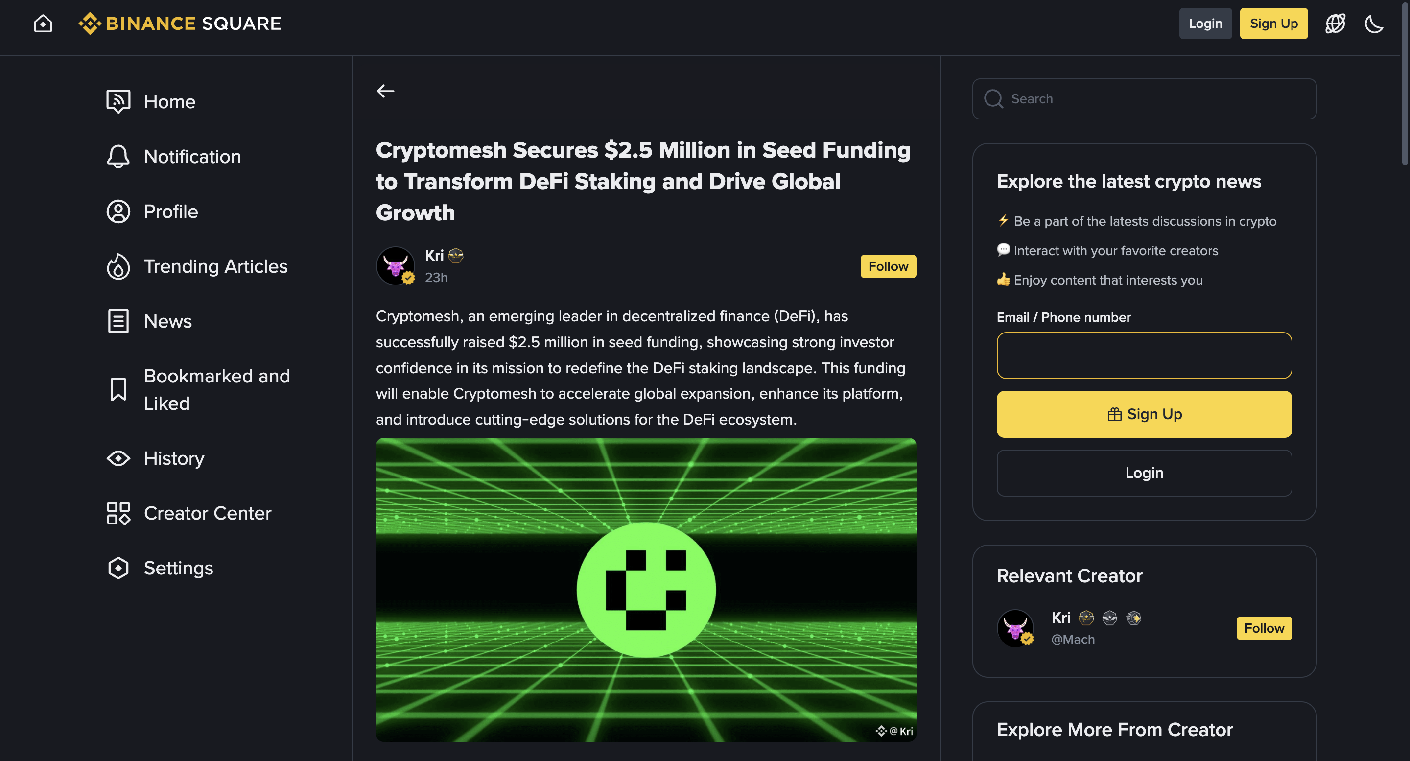 Cryptomesh.io | Smart Contract-Powered Staking Infrastructure & Rewards  Protocol